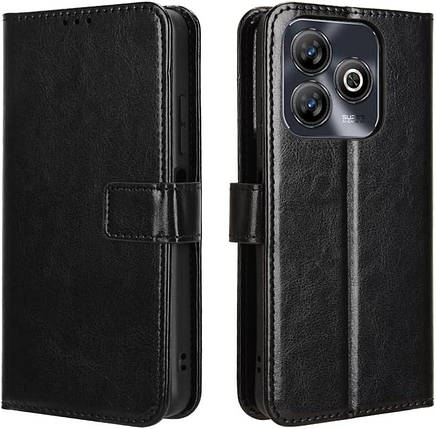 Чохол книжка Book case для ZTE Blade A75 / чорний, фото 1