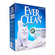 Ever Clean Total Cover бентонітовий грудкувальний наповнювач без запаху для котячого туалету, 10 л (123459)