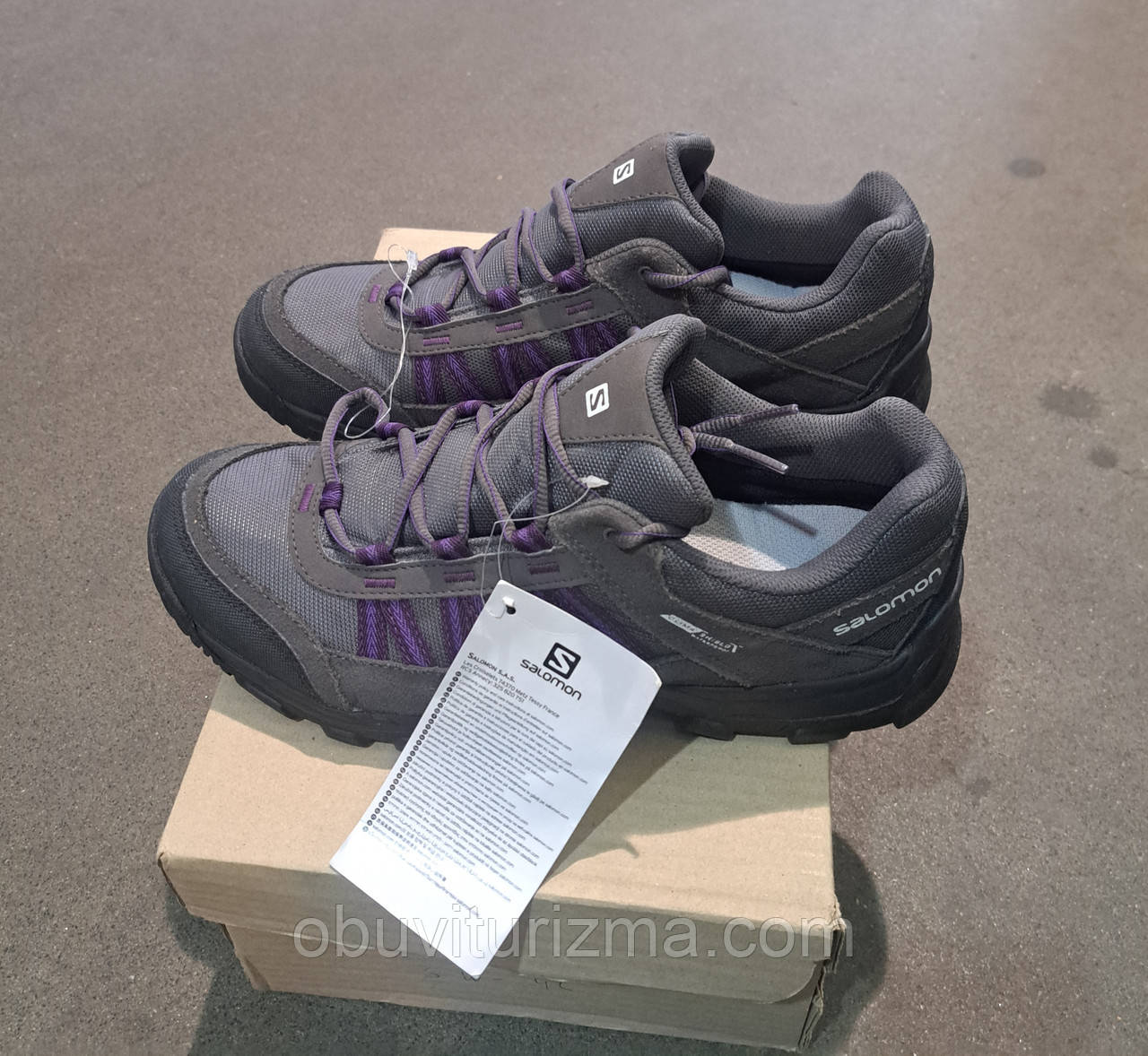 Кросівки фірмові SALOMON contagrip waterproof (EUR 38 - 27см)