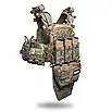 Бронежилет 6 класу "Ghost Gen4 V3+" з балістичним захистом 2 класу, системою швидкого скидання + 10 підсумків, фото 6