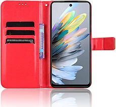 Чохол книжка Book case для ZTE Blade A75 / червоний, фото 4