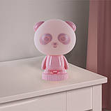 Світильник-нічник LED з акумулятором Panda Kite K24-490-3-2, рожевий, фото 6