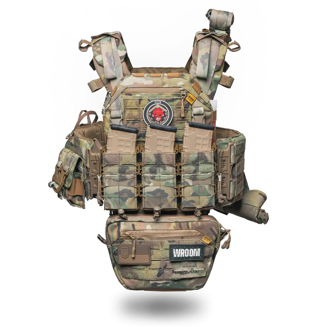 Плитоноска покращена «Ghost Gen4 V2» із системою швидкого скидання + 9 підсумків