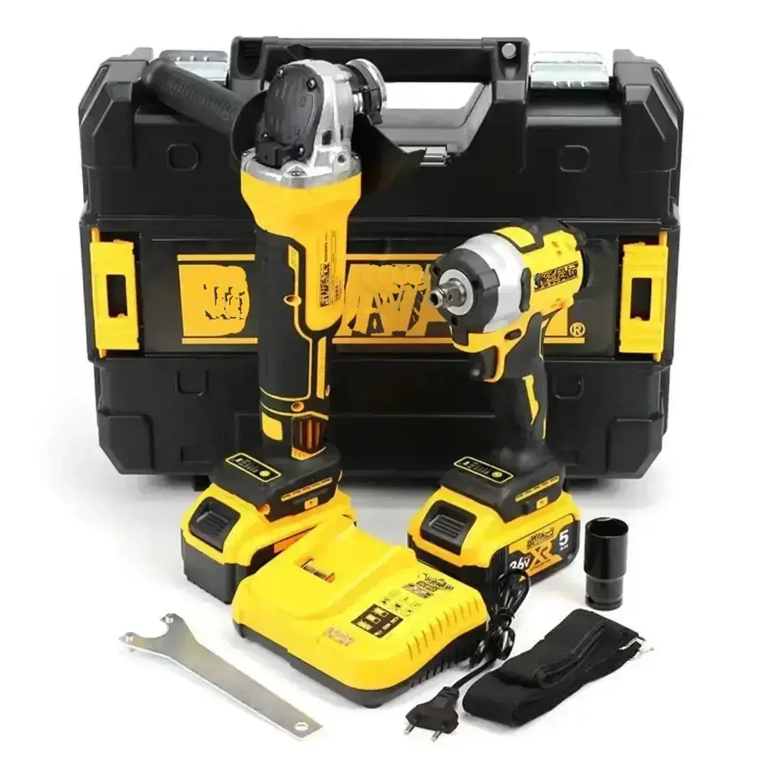 Набір акумуляторного інструменту Деволт 2в1 (36V, 5AH) Гайковерт DCF 887N, болгарка DCG405