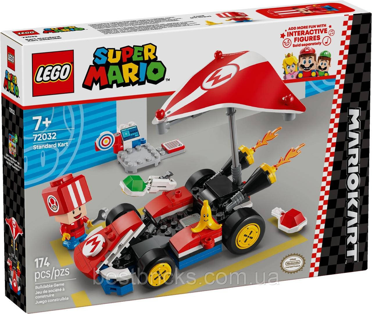 Конструктор Lego Super Mario Mario Kart - Standard Kart 72032, фото 1