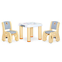 Дитячий комплект із двома стільцями Mealux Pluto (арт. KD-F061 Yellow)