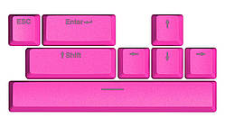 Набір кейкапів Hator PBT Keycaps Autograph Edition Knockout Pink (HTS-711)