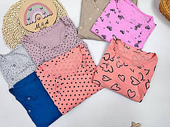 Нічна сорочка з кнопкою для годування