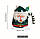 Кружка у формі Діда Мороза з ложечкою, червона, в подарунковій упаковці, фото 3