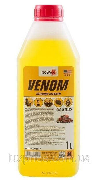 Очисник салону автомобіля NOWAX VENOM Interior Cleaner 1L концентрат 1:10 NOWAX NX01147   Luxprice