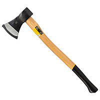Сокира для рубки дров, деревини, для саду та дачі (1,25 кг, дерев'яна ручка 700 мм, кована сталь) ТМ SIGMA