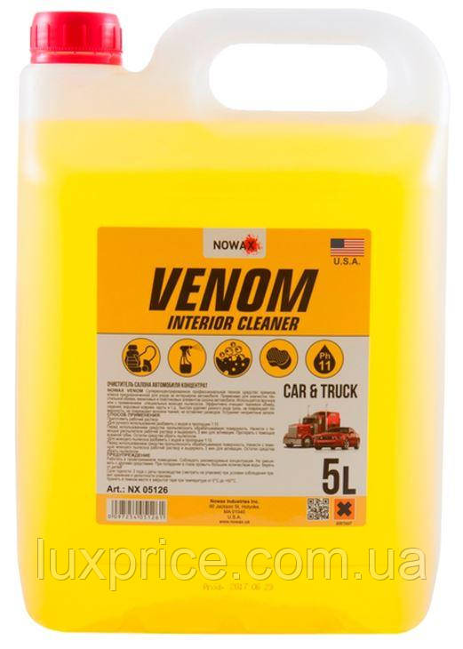 Очисник салону автомобіля NOWAX VENOM Interior Cleaner 5L концентрат 1:10 NOWAX NX05126   Luxprice