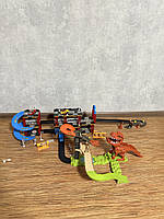 Трек 8899-92 машинки 2шт, динозавр, звук (англійська), на батарейці (таблетці), в коробці, 71-34,5-8,5см, фото 3