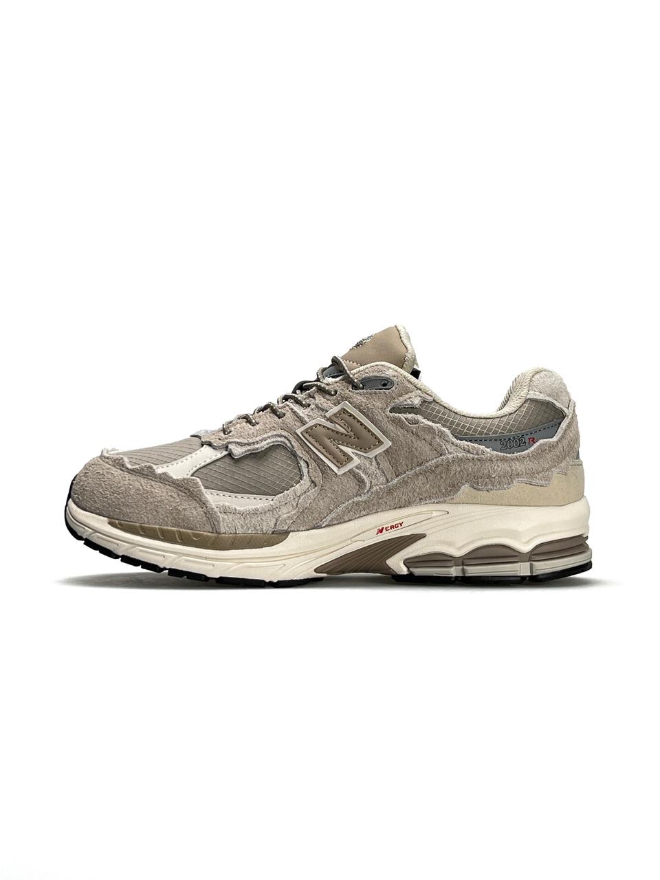 Чоловічі кросівки замша текстиль New Balance 2002R Gore-Tex Beige Brown, кеди Нью Беланс бежеві 42
