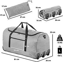 Сумка дорожня на колесах TravelZ Wheelbag 100 Liter Grey (603092), фото 4