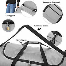 Сумка дорожня на колесах TravelZ Wheelbag 100 Liter Grey (603092), фото 5