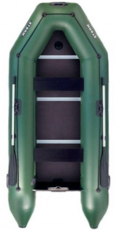 Aqua Storm stk380 кільовий моторний човен Шторм 380 з фанерним настилом