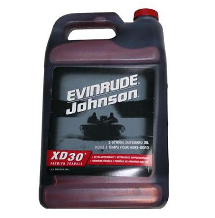 Evinrude Johnson XD30 - масло 4 літри для двотактних човнових моторів BRP (США), фото 1