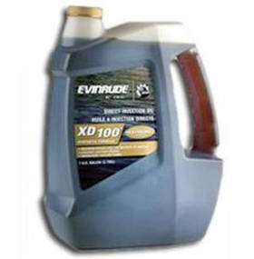 Evinrude Johnson XD100 - масло 4 литра для двухтактных лодочных моторов BRP (США)