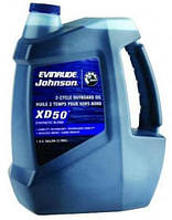 Evinrude Johnson XD50 - масло 4 литра для двухтактных лодочных моторов BRP (США)