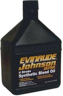 Ultra 4Stroke Synthetic Blend Oil - масло 1 літр для чотиритактних човнових моторів Evinrude синтетика (США)