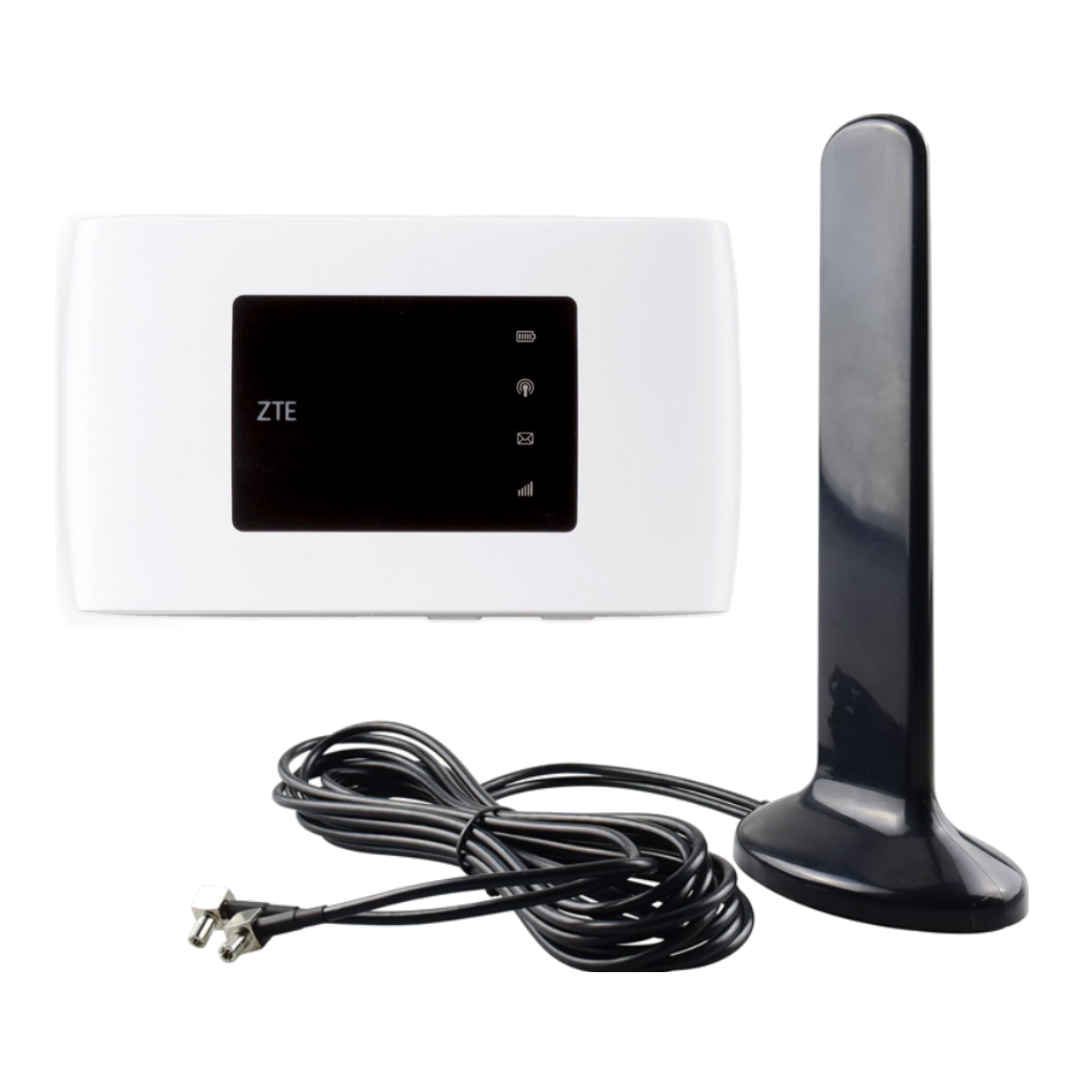 4G автомобільний WiFi комплект ZTE MF920u + автомобільна антена MIMO 16 Дб (TS9)