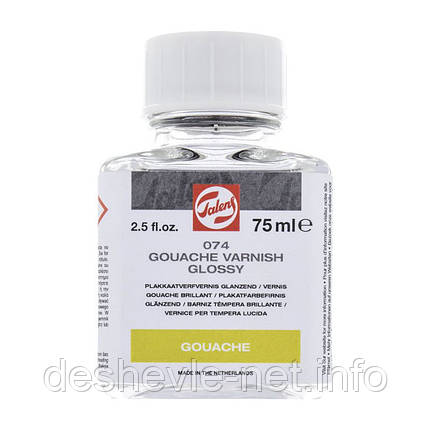 Лак покривний для гуашевого фарб, Глянсовий, (074), 75 мл, Royal Talens, фото 1