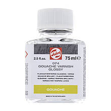 Лак покривний для гуашевого фарб, Глянсовий, (074), 75 мл, Royal Talens