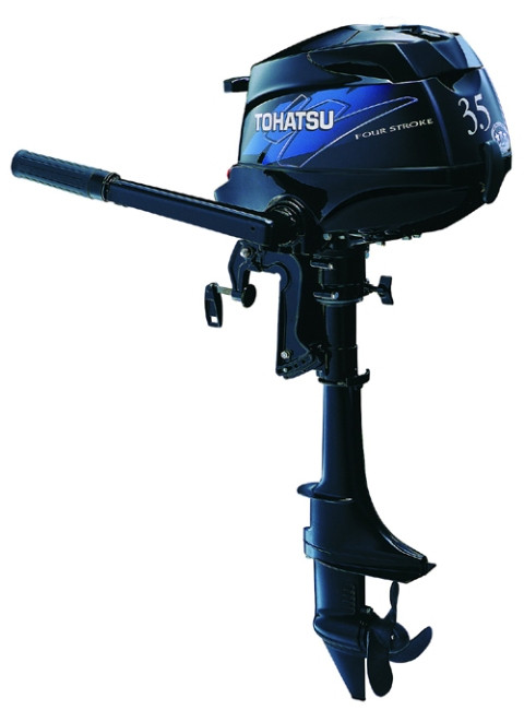 Tohatsu MFS3.5BS - мотор двигун чотиритактний Тохатсу 3,5, фото 1
