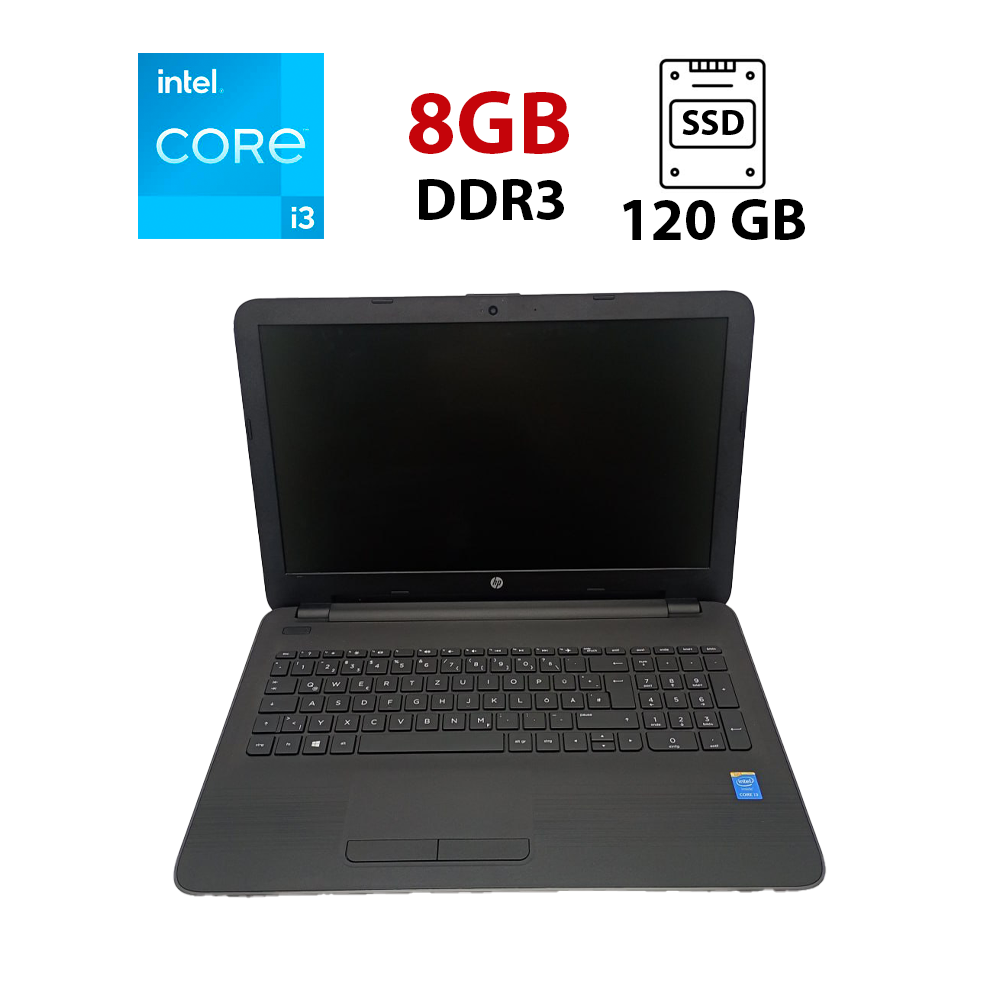 Ноутбук HP 250 G5/ 15.6" (1366x768)/ Core i3-5005U/ 8 GB RAM/ 120 GB SSD/ HD Graphic 5500