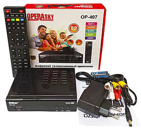Цифровий ресивер DVB-T2 Operasky OP-407
