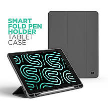 Чехол книжка ArmorStandart PU Smart Fold Pen для Apple iPad Air 11 (2024) Dark Grey (ARM78116), фото 4