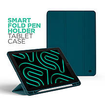 Чехол книжка ArmorStandart PU Smart Fold Pen для Apple iPad Air 11 (2024) Pine Green (ARM78120), фото 3