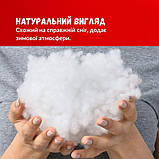Наповнювач для подушок IDEIA антиалергенний 200 г у вигляді пухнастих кульок для декору сніг штучний, фото 2