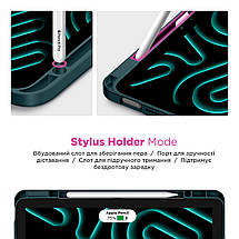 Чехол книжка TPU ArmorStandart Y-Type PEN для Apple iPad 10.2 (2021/2020/2019) Pine Green (ARM77496), фото 5