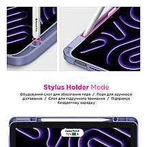 Чехол книжка TPU ArmorStandart Y-Type PEN для Apple iPad 10.2 (2021/2020/2019) Purple (ARM77497), фото 5