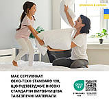 Подушка 50х70 см Classic Soft IDEIA антиалергенна штучний пух з блискавкою 2 чохли для готелів та дому, фото 9