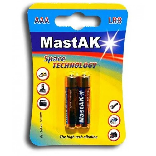 Батарейка MastAK Alkaline Space Technology AAA/LR03 (S2) (2/60/1200)