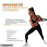 Гумова петля EasyFit 19-65 кг Зелена, фото 3