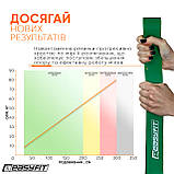Гумова петля EasyFit 19-65 кг Зелена, фото 5
