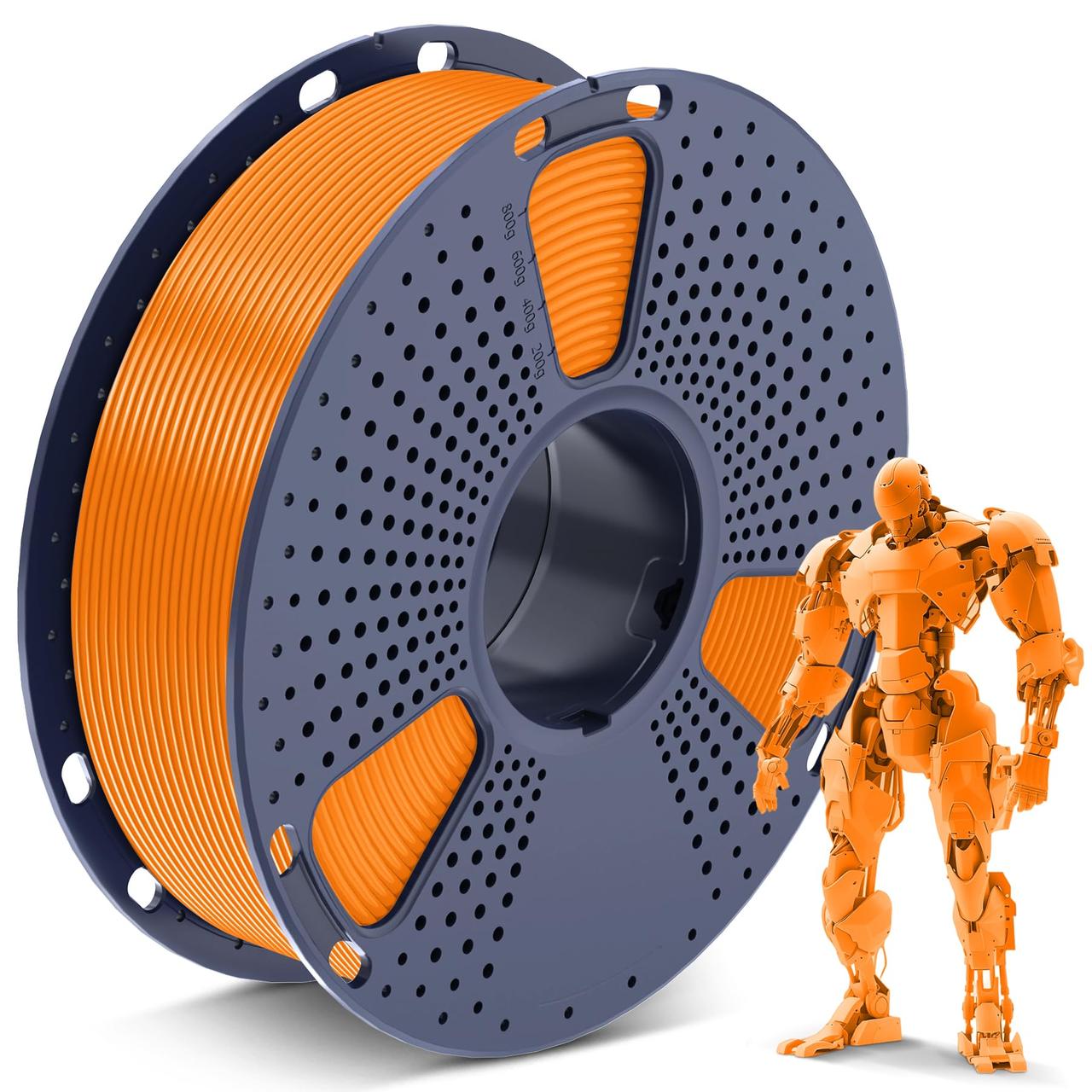 Пластик филамент SUNLU PLA Orange, 1.75mm, 1kg, Помаранчевий