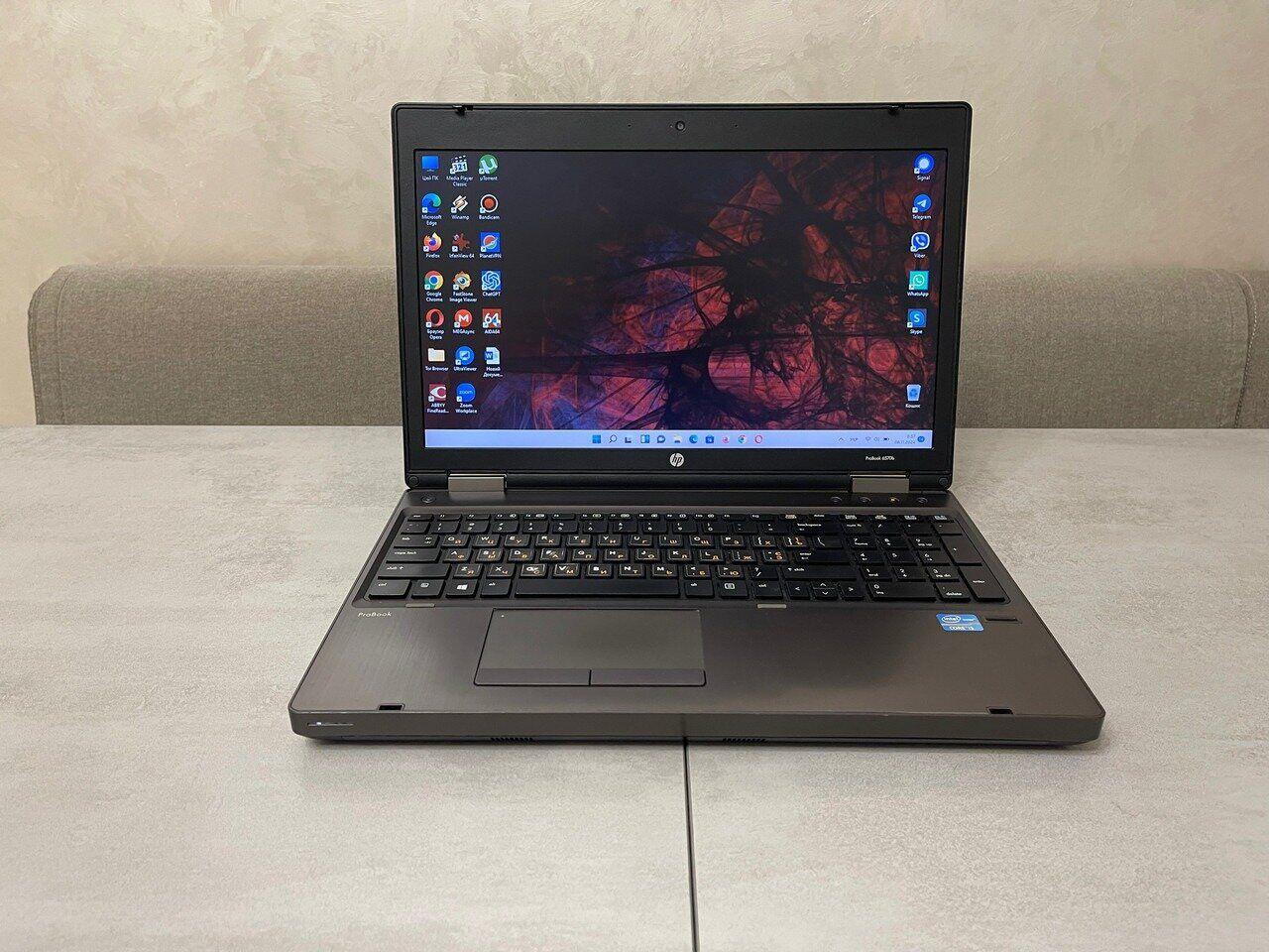 Б/в Ноутбук Б-клас HP ProBook 6570b 15.6" 1366x768| Core i5-3210M| 8 GB RAM| 120 GB SSD| HD 4000