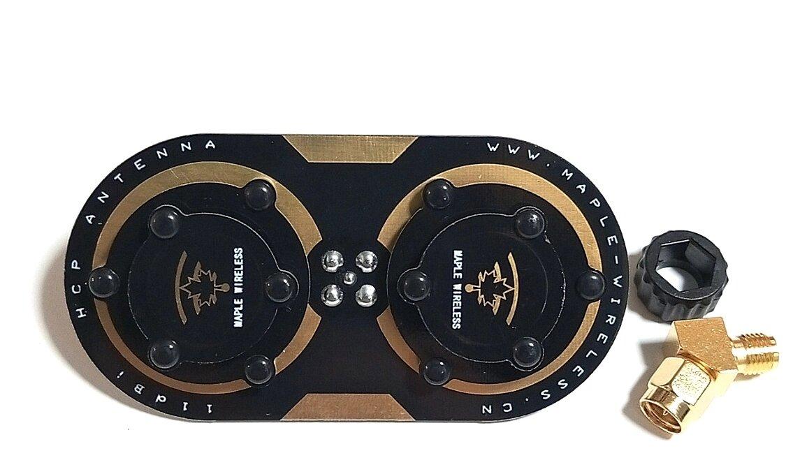 Антена 4500-5280MHz 11dBi, до 10 Вт, RHCP FPV «Кленовий лист» з круговою поляризацією, SMA-male