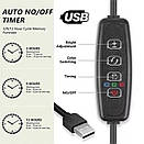 Фітолампа для рослин четверна USB з таймером і регулюванням яскравості, фото 7