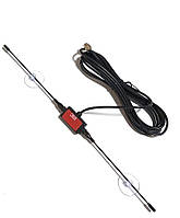 405-530MHz антена дипольна 5dBi, до 50 Вт, RG174 3 м SMA-male, з присосками