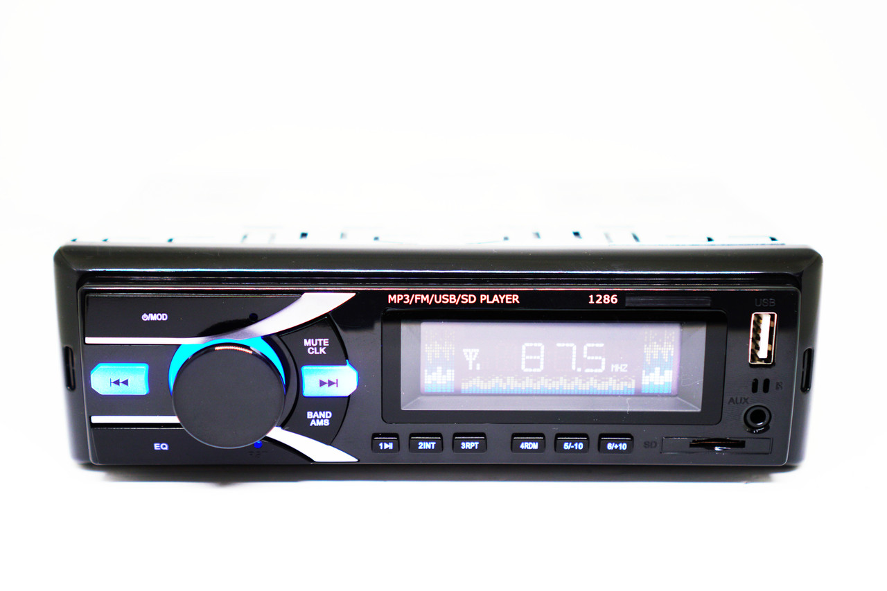 Автомагнітола 1286 ISO — MP3+FM+USB+microSD-карта AuraHome, фото 1