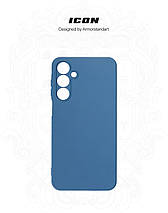 Чехол накладка TPU ArmorStandart ICON для Samsung A16 4G (A165) Camera cover Blue (ARM80131), фото 4