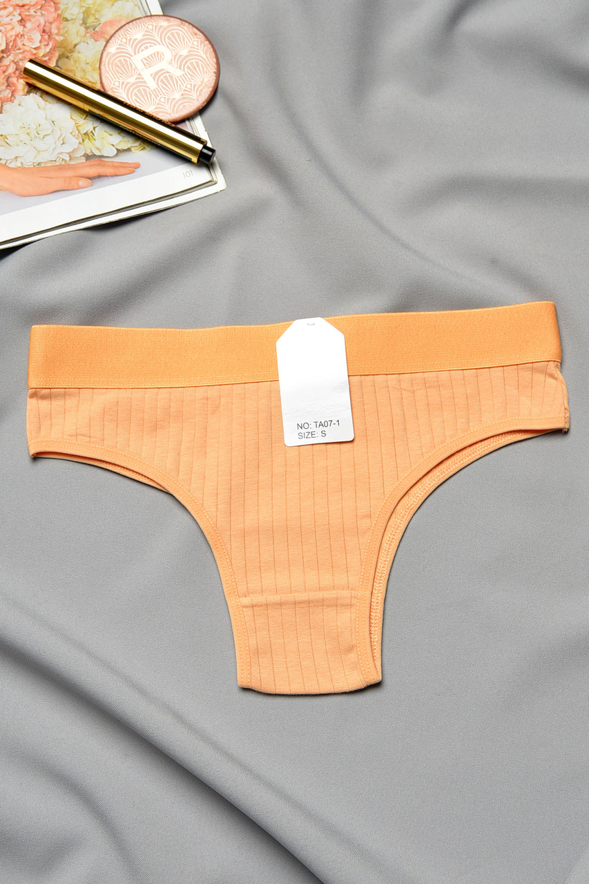 Труси жіночі бежевого кольору 193112S, фото 1