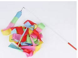 Стрічка для гімнастики мультиколір 2 метри