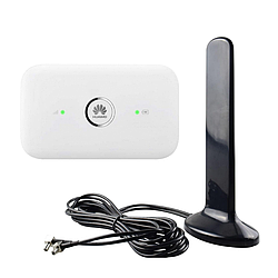 4G інтернет комплект автомобільний wifi роутер Huawei E5573 + автомобільна антена MIMO 16 Дб